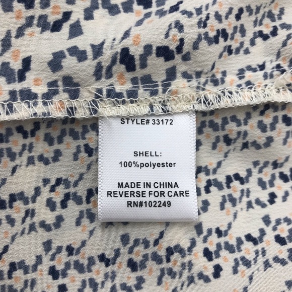 Skies Are Blue Printed Tunic Style Top - Picture 6 of 7